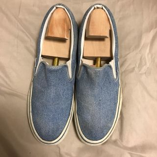 ヴァンズ(VANS)のVans バンズ  スリッポン　デニム　US9 27センチ　スニーカー(スニーカー)