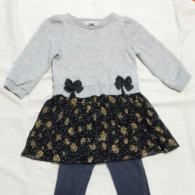 anyFAM(エニィファム)のぶーにゃん様専用　ワンピース  キッズ/ベビー/マタニティのキッズ服女の子用(90cm~)(ワンピース)の商品写真