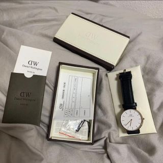 ダニエルウェリントン(Daniel Wellington)のダニエルウェリントン　腕時計　箱付き(腕時計(アナログ))