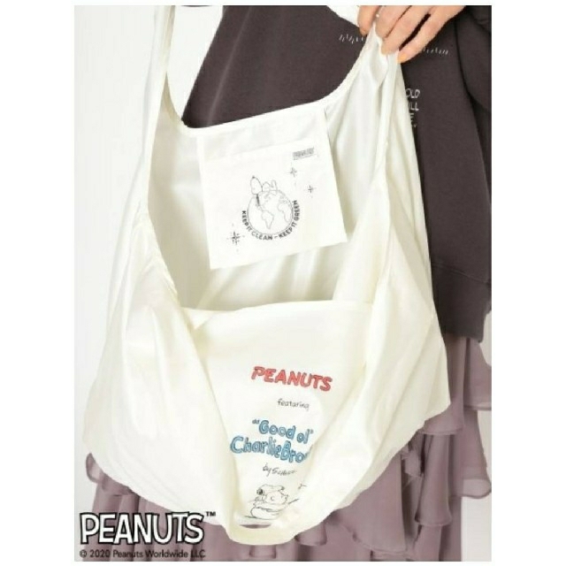 SNIDEL(スナイデル)の新品☆SNIDEL meets PEANUTS エコバッグ レディースのバッグ(エコバッグ)の商品写真