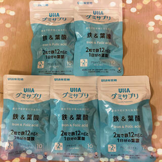 ユーハミカクトウ(UHA味覚糖)のUHA味覚糖 グミサプリ　鉄&葉酸　50日分(その他)