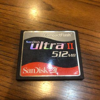 サンディスク(SanDisk)のコンパクトフラッシュ　512MB(その他)