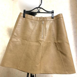 ザラ(ZARA)のZARA レザースカート(ミニスカート)