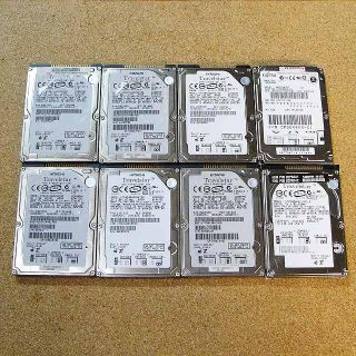 ノートPC用　2.5inchHDD 40GB 8個セット(PCパーツ)