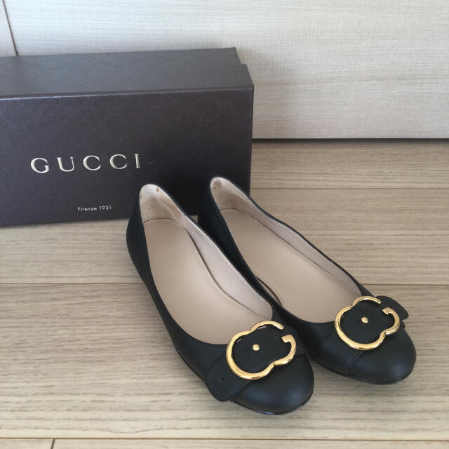 Gucci(グッチ)の【GUCCI】グッチ バレエシューズ フラットシューズ パンプス レディースの靴/シューズ(ローファー/革靴)の商品写真