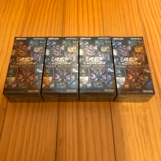 遊戯王(ユウギオウ)の4BOX プリズマティックアートコレクション　遊戯王　アーコレ エンタメ/ホビーのトレーディングカード(Box/デッキ/パック)の商品写真