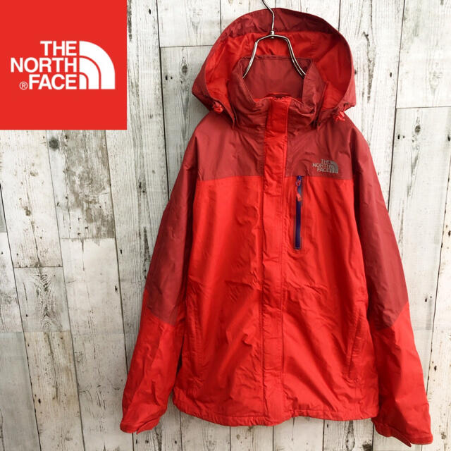 THE NORTH FACE(ザノースフェイス)のノースフェイス　ハイベント　マウンテンパーカー　レッド　レディース L レディースのジャケット/アウター(ナイロンジャケット)の商品写真