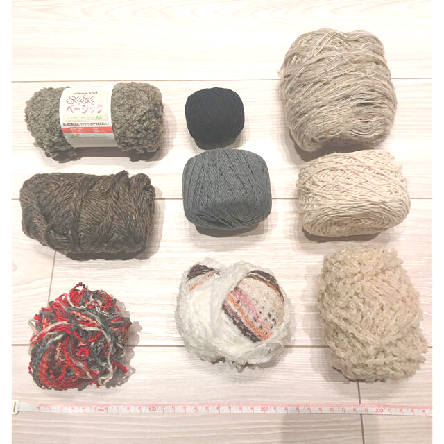 毛糸、デザイン糸、色々詰め合わせ ハンドメイドの素材/材料(生地/糸)の商品写真