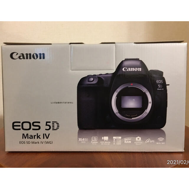 ベストセラー Canon - 【新品未使用】キャノン Canon eos 5D MarkⅣ ボディ デジタル一眼