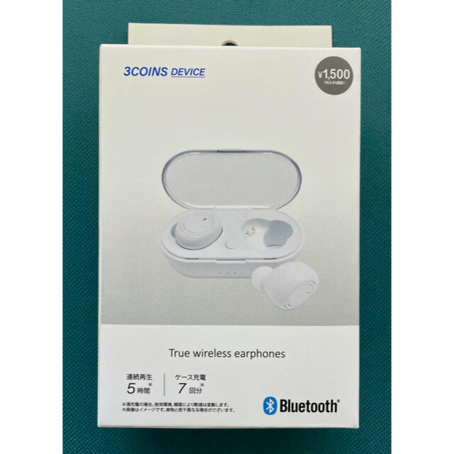 3COINS(スリーコインズ)の3COINS スリーコインズ Bluetooth5.0 ワイヤレスイヤホン🎶 スマホ/家電/カメラのオーディオ機器(ヘッドフォン/イヤフォン)の商品写真