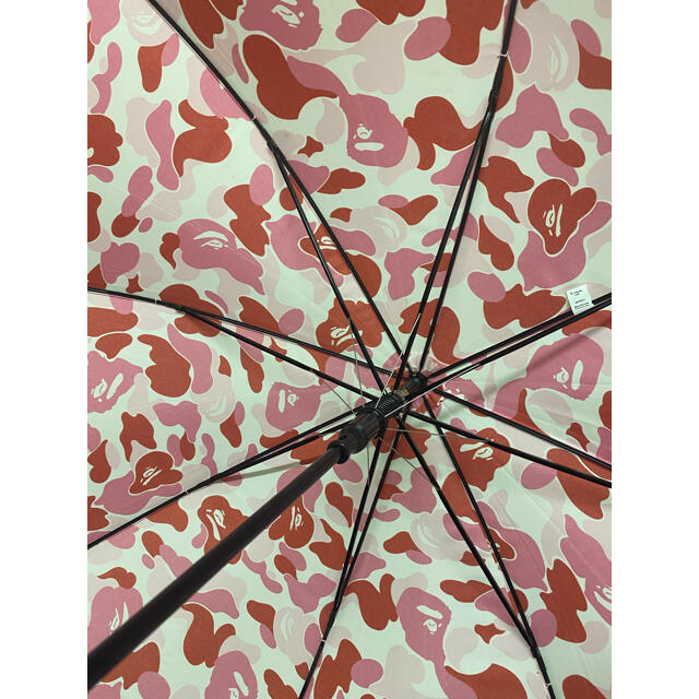 ファッション小物APE PINK CAMO 傘 UMBRELLA 美品