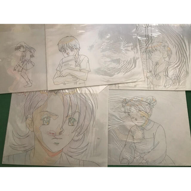 セル画 ファンシーララ 5枚セット 直筆 動画 篠原みほ アニメ セル画 ファンシーララ 5枚セット 直筆 動画 篠原みほ アニメ