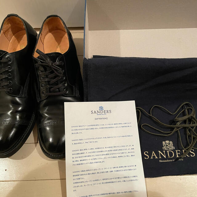 SANDERS(サンダース)のsanders ミリタリーダービーシューズ メンズの靴/シューズ(ドレス/ビジネス)の商品写真