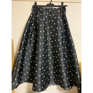 ダブルスタンダードクロージング(DOUBLE STANDARD CLOTHING)の【新品】DSCオリジナルエステルプリントスカート(ロングスカート)