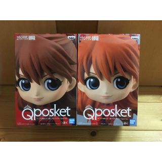 バンプレスト(BANPRESTO)のエヴァンゲリオン新劇場版　Qposket　アスカ・ラングレー　２個セット(アニメ/ゲーム)