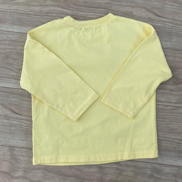 emasroom xs ロングスリーブTシャツ　イエロー キッズ/ベビー/マタニティのベビー服(~85cm)(Ｔシャツ)の商品写真