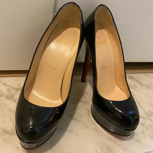 Christian Louboutin(クリスチャンルブタン)のchristian louboutin パンプス34　H14cm レディースの靴/シューズ(ハイヒール/パンプス)の商品写真