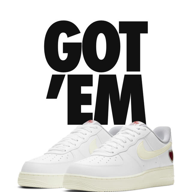 NIKE エアフォース1 air force1 VALENTINE'S DAY限定品