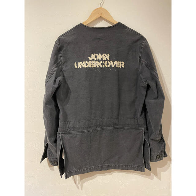 UNDERCOVER(アンダーカバー)のJohn undercover ノーカラーデニムジャケット レディースのジャケット/アウター(Gジャン/デニムジャケット)の商品写真