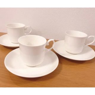 ナルミ(NARUMI)の【NARMIボーンチャイナ】コーヒーカップ×3(グラス/カップ)