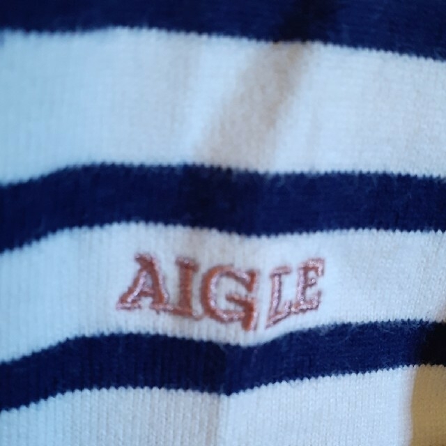 AIGLE(エーグル)のAIGLE ボーダー　スウェット　シャツ　カットソー レディースのトップス(カットソー(長袖/七分))の商品写真