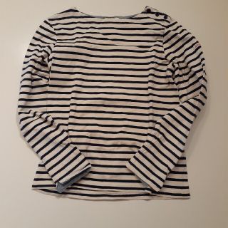 エーグル(AIGLE)のAIGLE ボーダー　スウェット　シャツ　カットソー(カットソー(長袖/七分))