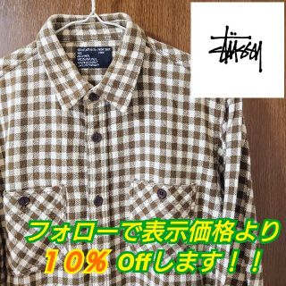 ステューシー(STUSSY)のステューシー　シャツ　Ｌ　古着　だぼだぼ　stussy(シャツ)