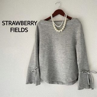 ストロベリーフィールズ(STRAWBERRY-FIELDS)の【ストロベリーフィールズ】美品❁︎フレア袖カットソー(カットソー(長袖/七分))