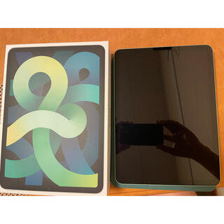 アップル(Apple)のiPad Air4 2020年　Wi-Fiモデル　64GB グリーン(タブレット)