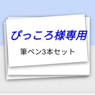 ❰ぴっころ様専用❱筆ペン3本セット(ペン/マーカー)