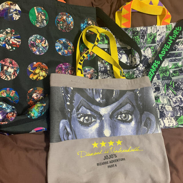 ジョジョの奇妙な冒険 ジョジョ展 トートバッグ 空条承太郎 dio 東方仗助-