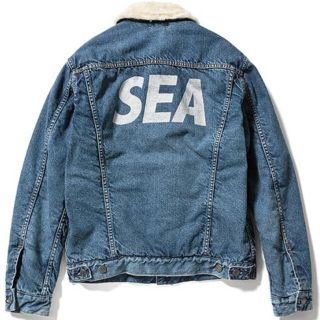 シー(SEA)のwind and sea minedenim ボアジャケット XL キムタク(Gジャン/デニムジャケット)