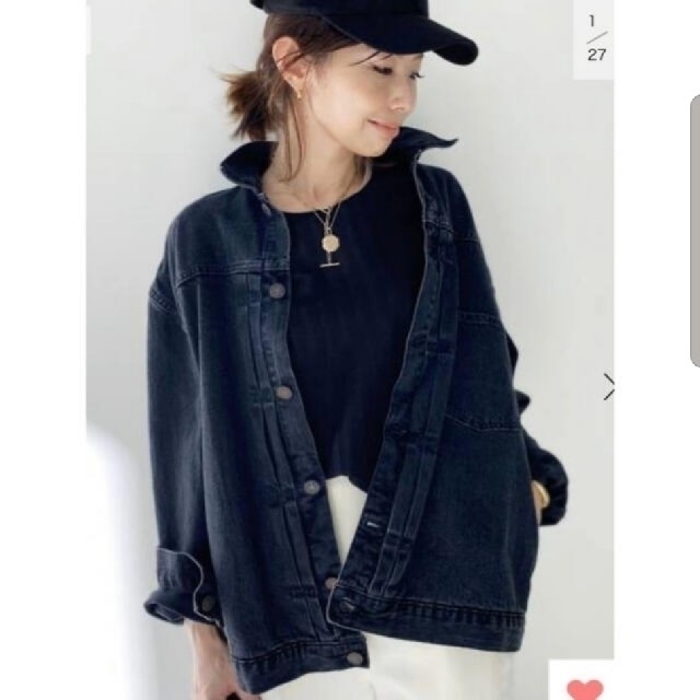 L'Appartement DEUXIEME CLASSE(アパルトモンドゥーズィエムクラス)の  3/8までシェリーメイ♡様取り【STAMMBAUM】DENIM JACKET レディースのジャケット/アウター(Gジャン/デニムジャケット)の商品写真