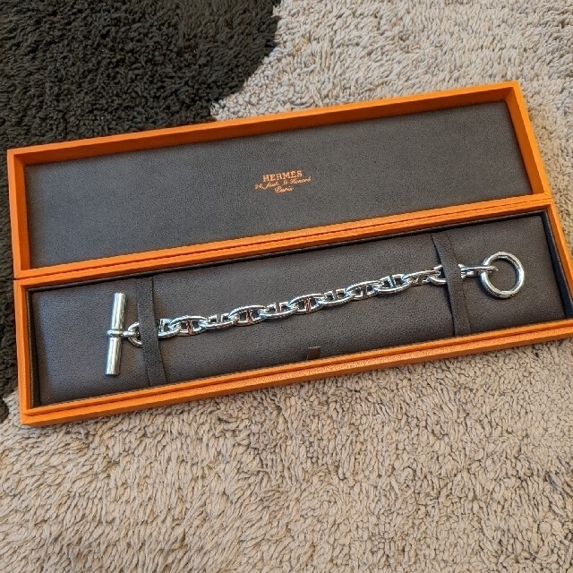 Hermes(エルメス)の（3月頭まで出品）HERMES chaine d'ancre GM 12コマ メンズのアクセサリー(ブレスレット)の商品写真