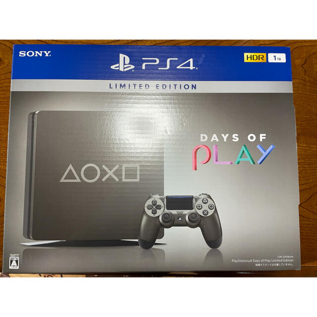 PS4 本体  Days of play Limited Edition 1TB