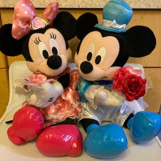 ディズニー(Disney)のミッキーミニー　ウェディング　結婚式　ウェルカムスペース　ウェルカムドール(ウェルカムボード)