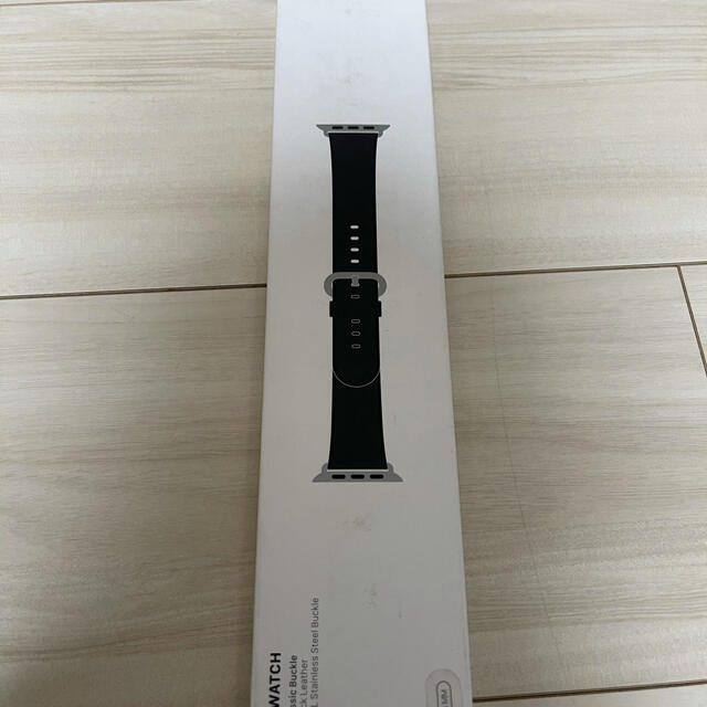 Apple Watch  38/40mm   純正バンド　レザーバンド　ブラック