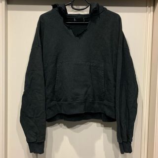 古着屋 ショート丈 ダメージ パーカー(パーカー)
