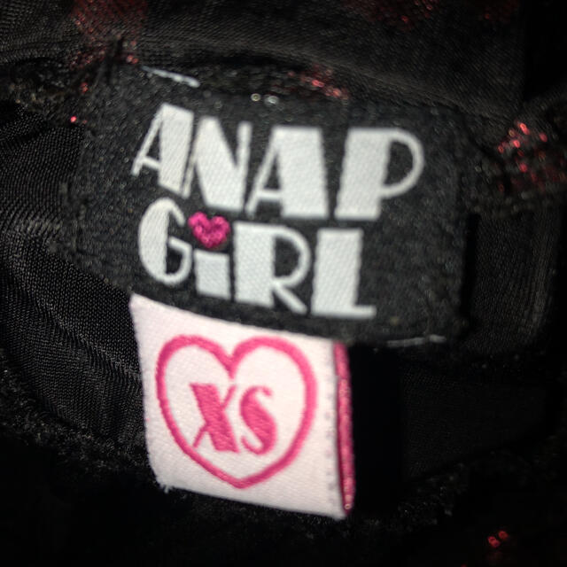 ANAP(アナップ)のチュールスカート　アナップガール　XS キッズ/ベビー/マタニティのキッズ服女の子用(90cm~)(スカート)の商品写真