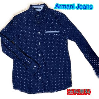 アルマーニ(Armani)の【中古•美品】ARMANI-JEANS アルマーニ ジーンズメンズ 長袖 シャツ(シャツ)