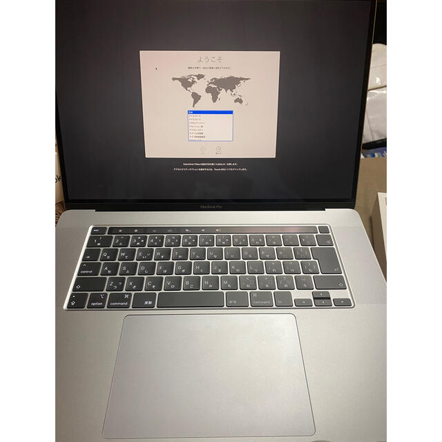 MacBook pro 16インチ 2019年