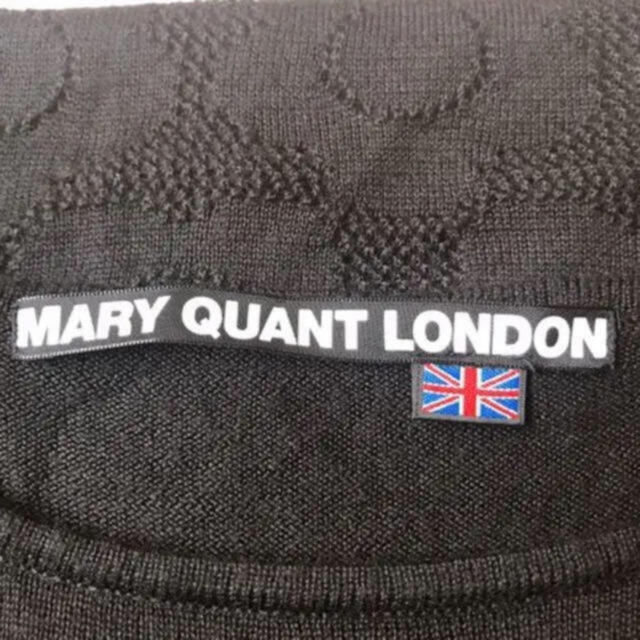 MARY QUANT(マリークワント)のマリークワント ワンピース 花柄 黒 ニット ジルスチュアート　シーバイクロエ  レディースのワンピース(ひざ丈ワンピース)の商品写真