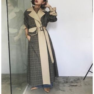 アメリヴィンテージ(Ameri VINTAGE)の【AMERI】美品　REVERSIBLE TRENCH COAT(トレンチコート)