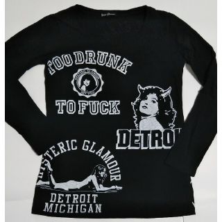 ヒステリックグラマー(HYSTERIC GLAMOUR)の美品 ヒステリックグラマー ロンT(カットソー(長袖/七分))