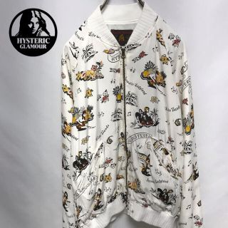 ヒステリックグラマー(HYSTERIC GLAMOUR)のヒステリックグラマー　ブルゾン　MA-1 アロハシャツ　ジャケット　メンズ(ブルゾン)