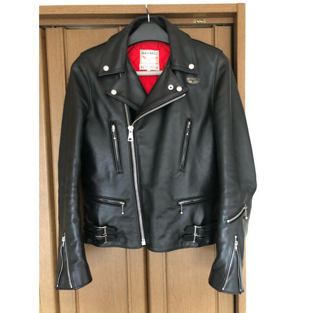 Lewis Leathers 36 ライトニング ブラック - ライダースジャケット Lewis Leathers 36 ライトニング ブラック - ライダースジャケット