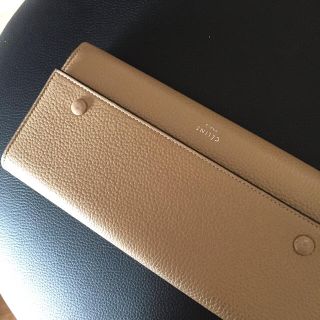 セリーヌ(celine)のセリーヌ長財布ラージフラップバイカラー正規品シャネルエルメスヴィトン 好き(財布)