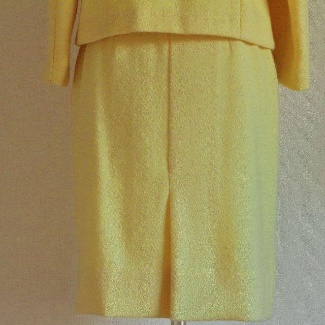 60's vintage  レモンイエローウールスーツ デッドストック レア レディースのフォーマル/ドレス(スーツ)の商品写真