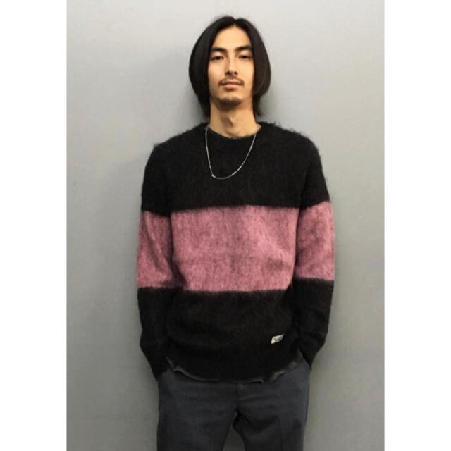 シリアルシール付 18FW WACKO MARIA mohair sweater L | www.terepin.com