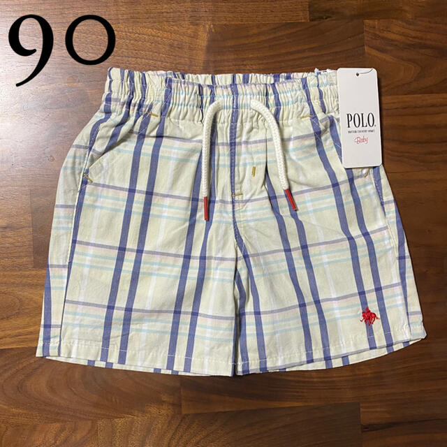 POLO RALPH LAUREN(ポロラルフローレン)の『新品・未使用』POLO baby 短パン　90 キッズ/ベビー/マタニティのキッズ服男の子用(90cm~)(パンツ/スパッツ)の商品写真